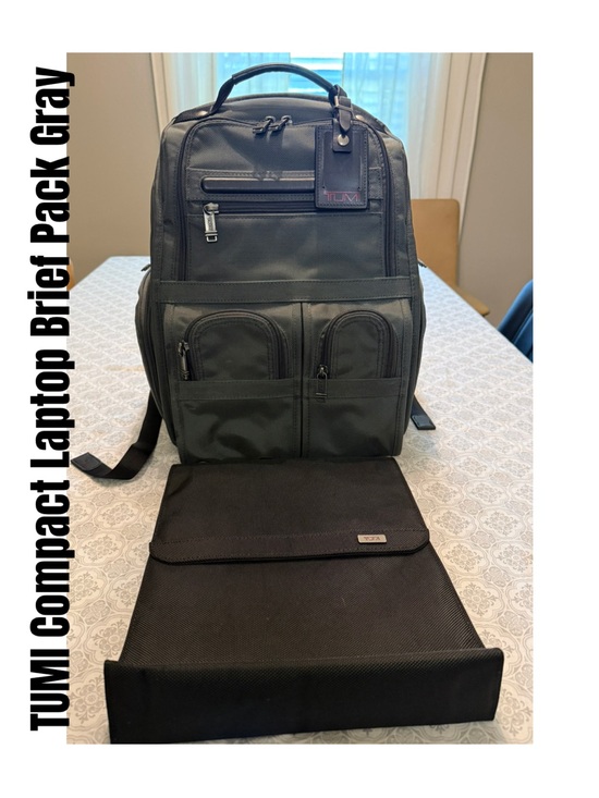 Tumi Other - TUMI Compact Laptop Brief Pack Gray
